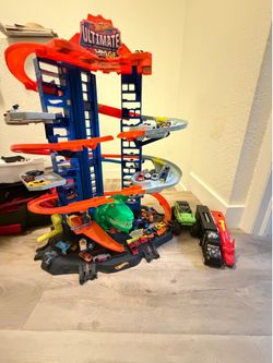Hot wheels ultimate garage track playset
