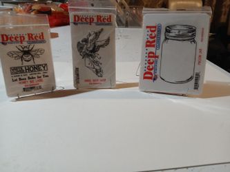 Deep Red Cling Stamps