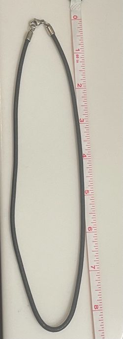James Avery black leather cord