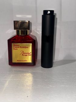 Baccarat 8ml travel size spray bottle
