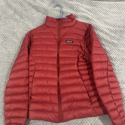 Patagonia Down Sweater- Carmine Red