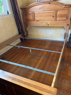 Wooden Queen Bed Frame $50 OBO