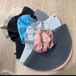 Multi-coloured bucket hats for outdoor activities sun protection hiking hat b