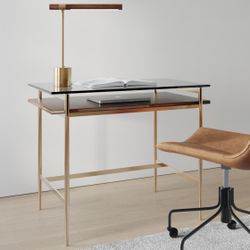 West Elm MCM Desk | Mid-Century Art Display Desk