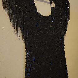 VINTAGE BEADED DRESS SIZE 7/8