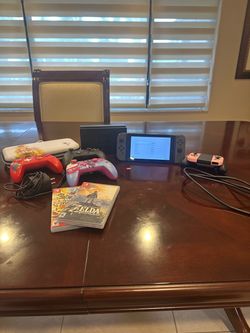 Nintendo Switch Gray Bundle w/ Games,Controllers,Cords,Dock,Storage *See Below