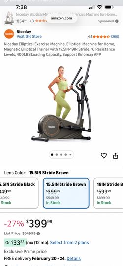New  Elliptical Exercise Machine
