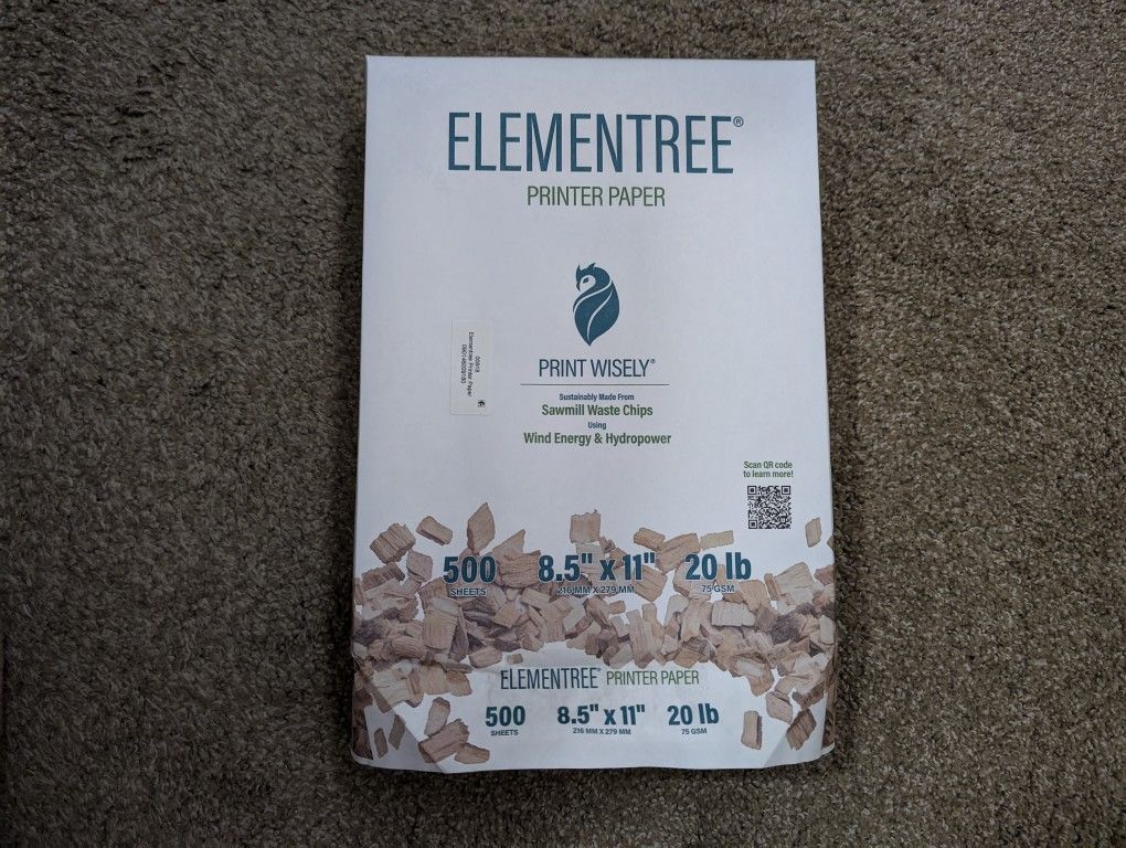 Printer Paper 460 Sheets 8.5" × 11"