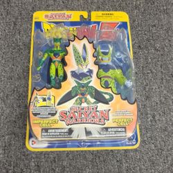 2002 Irwin Dragon Ball Z Secret Saiyan Warriors Imperfect / Perfect Cell Figures