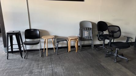 Assorted Chairs/Stools