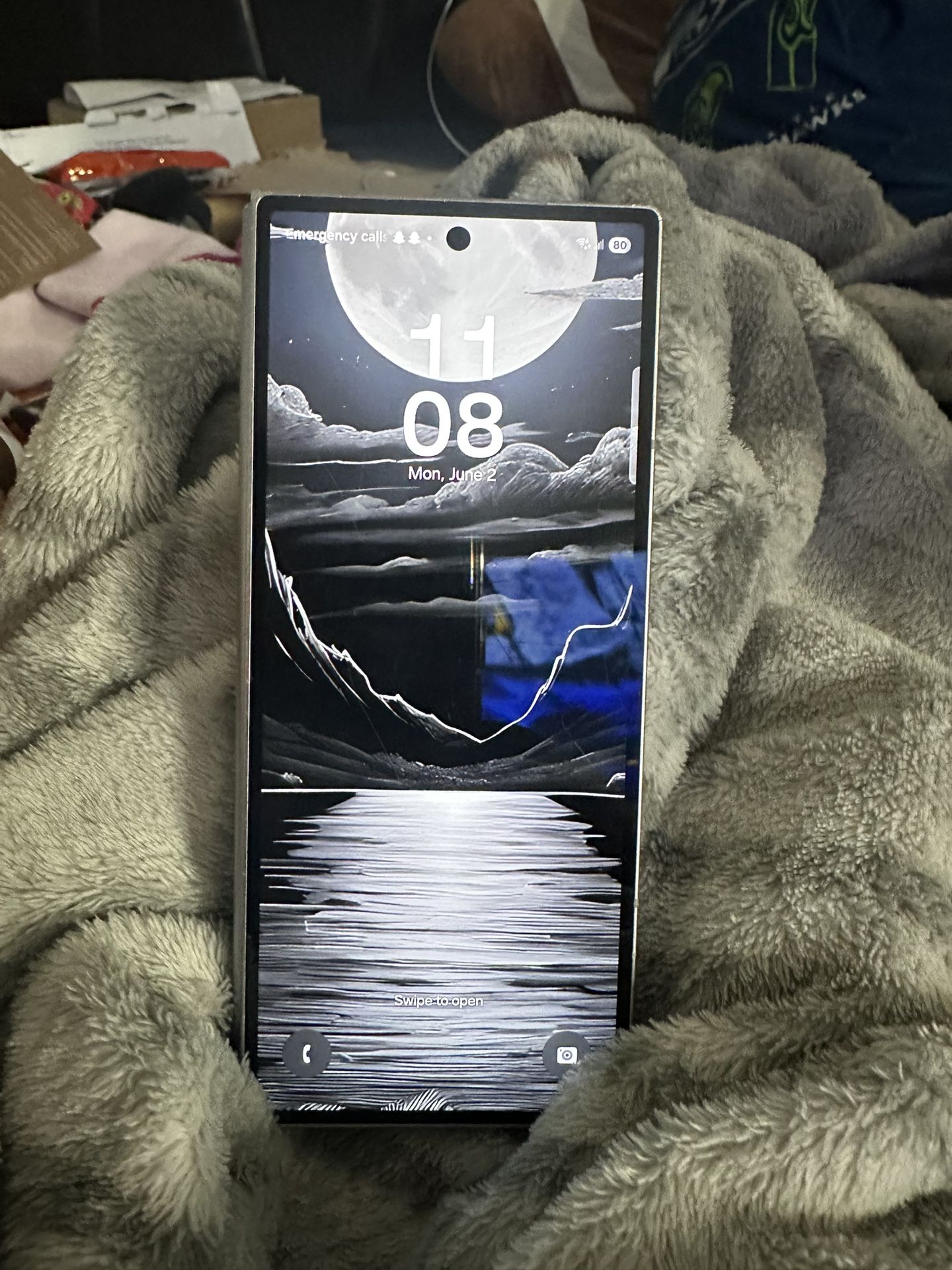 New Samsung Galaxy Z Fold 6 T-Mobile Unlocked 512GB Black Dot On Bigger Screen