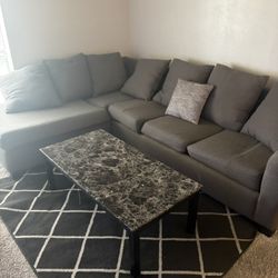 Gray Sectional Couch 