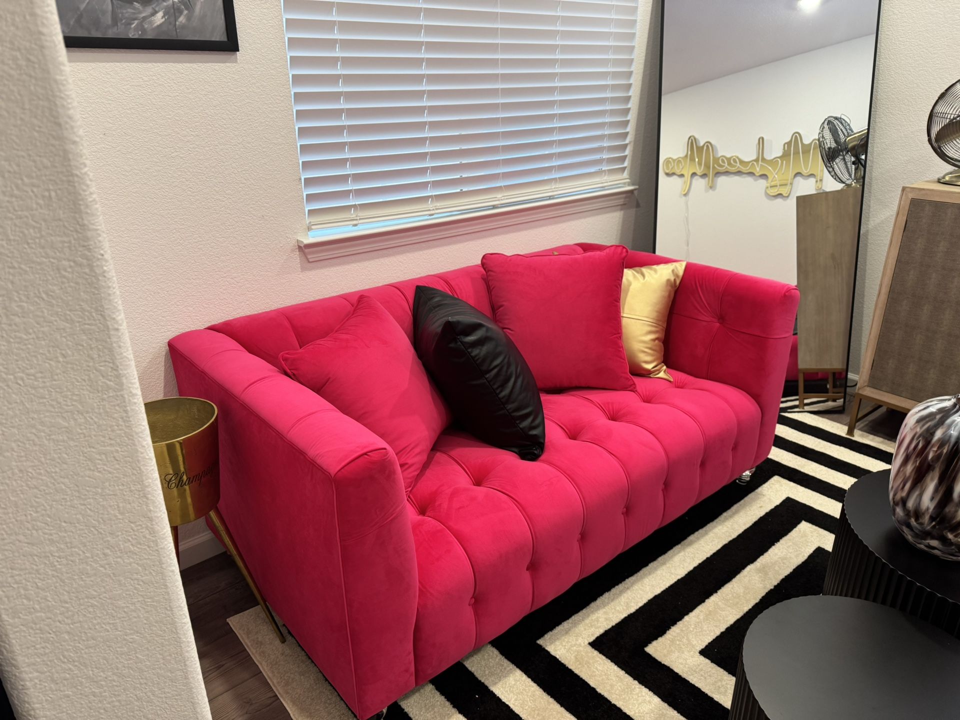 Pink Living Room