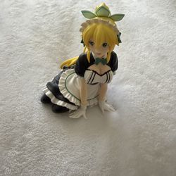 Leafa sword art online maid figure