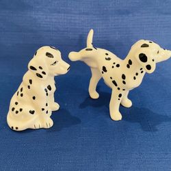 Vintage Whimsical Dalmatian Salt/pepper Shakers 