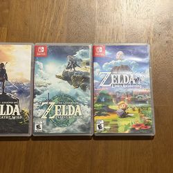 Zelda switch game bundle (4 games)