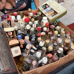 Vintage- Mini Collector Bottles