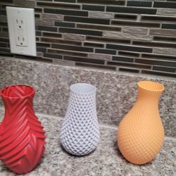 NEW 3D FLOWER VASES 