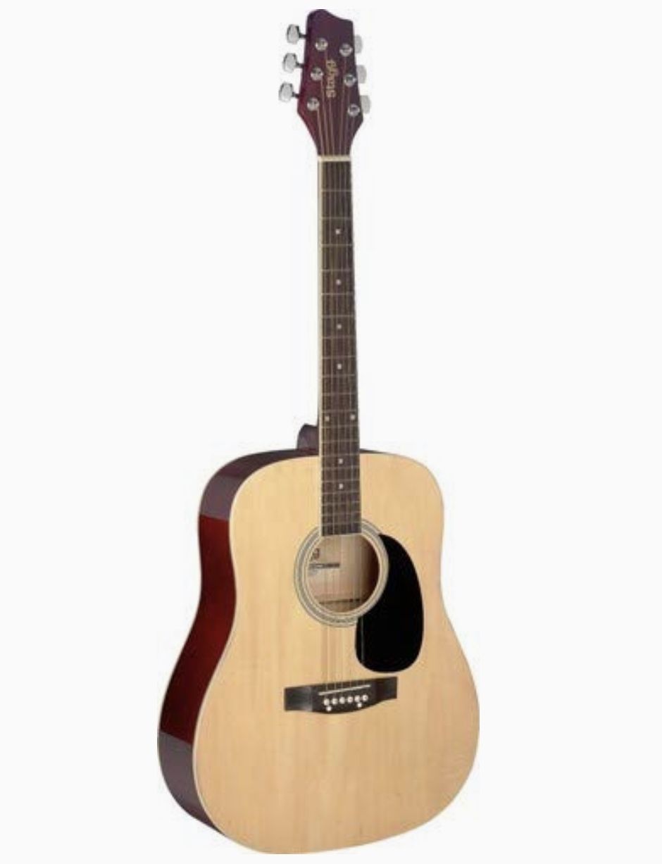 Stagg 6 String Acoustic Guitar, Right (SA20D 1/2 N) (74)