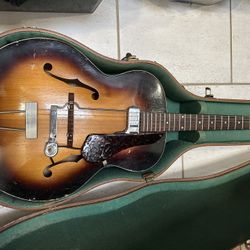 1946 Gretsch New Yorker Guitar With DeArmound Pickup 