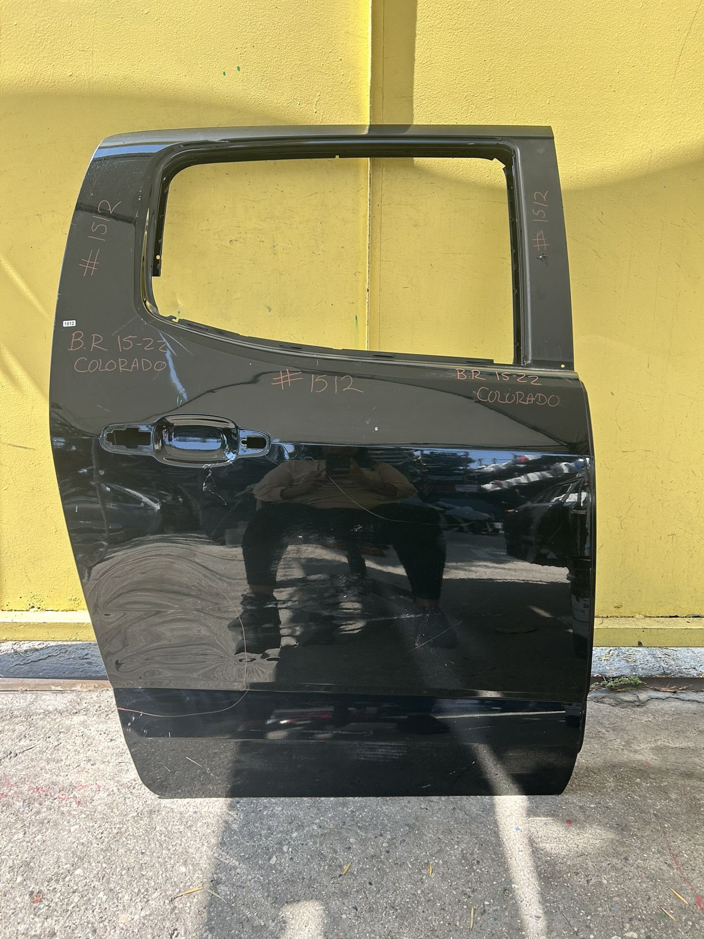 2015-2022 CHEVY COLORADO REAR PASSENGER SIDE DOOR SHELL