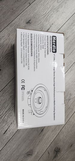 4" 2- way full range speakers