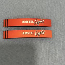 Vintage Red Metal Amstel Light Beer Bartenders Bottle Openers 5"