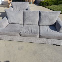 92" Sofa and Loveseat - Less than 2 Years Old