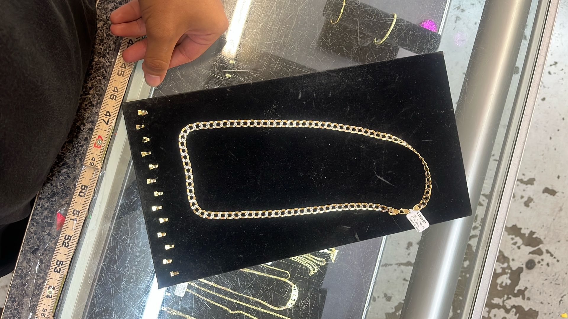 10k Two Toned Gold Chain