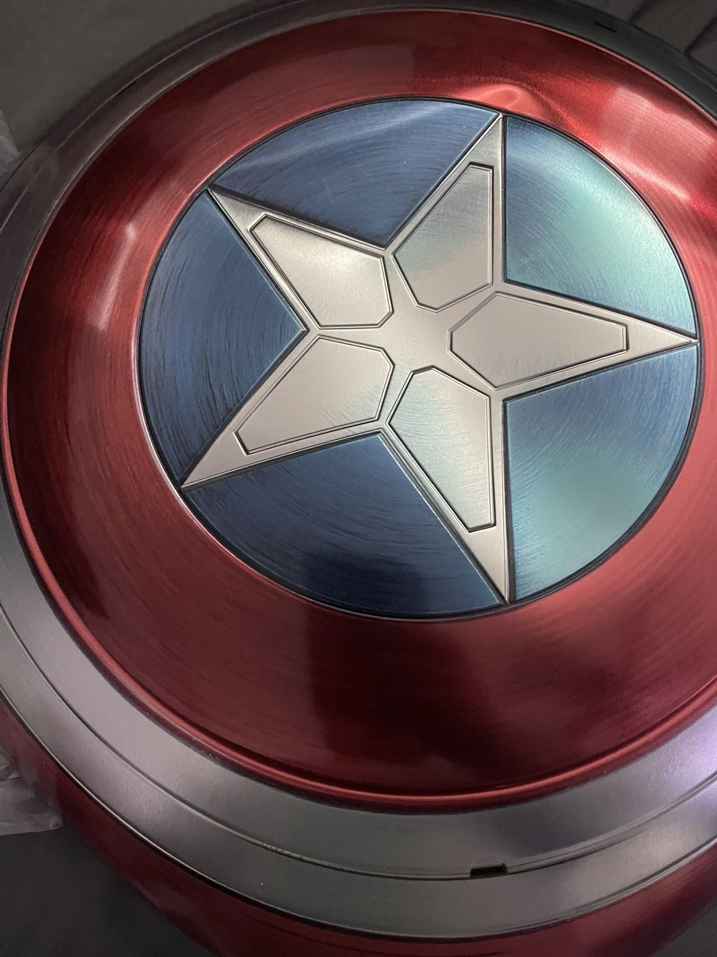 Captain America Brave New World Popcorn Bucket Collapsible Shield NEW