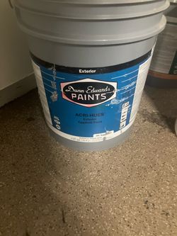 5 Gallon Dunn Edward’s ACRI-HUES Exterior Eggshell Paint (Tintable White base)