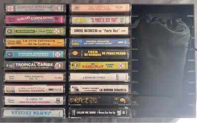 Rare Cumbia Cassettes sealed and Converter