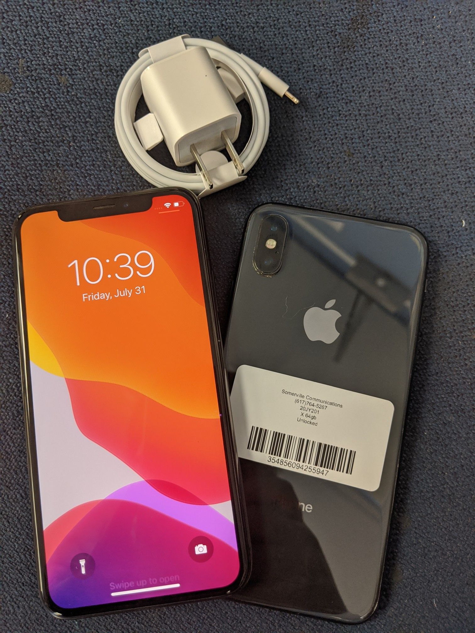 iPhone X 64 GB unlocked store Warranty excellent condition