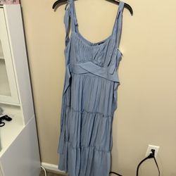 Long Blue Dress