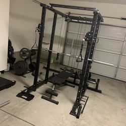 Squat Rack With Bench 
