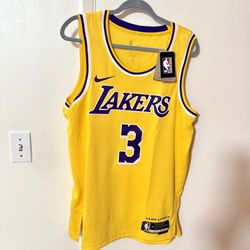 NIKE dry-fit NBA Los Angeles Lakers Anthony Davis Icon Edition Jersey