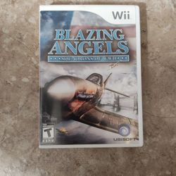 Nintendo Wii Game Blazing Angels Squadrons Of WW2