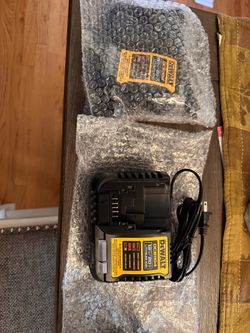 New DeWalt Flexvolt 12 Ah batteries (2) with new battery chargers (2)