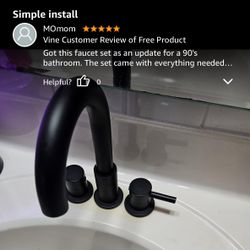 Bathroom Faucet 3 Hole, Brushed Gold Bathroom Sink Faucet with Pop Up Drain, 8 inch Widespread Bathroom Faucet with 360° Swivel Spout, 2 Handle Vanity