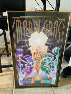 Art Deco - David Johnson - 'Mardi Gras, Justice, Power, Faith, New Orleans 1993 Art Deco
