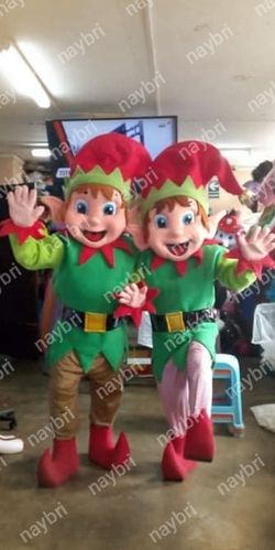 Christmas Elf Mascot Costumes - $550 Each