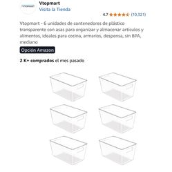 transparent plastic containers 