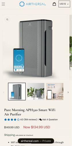 Airthereal air purifier 320