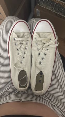 low white converse