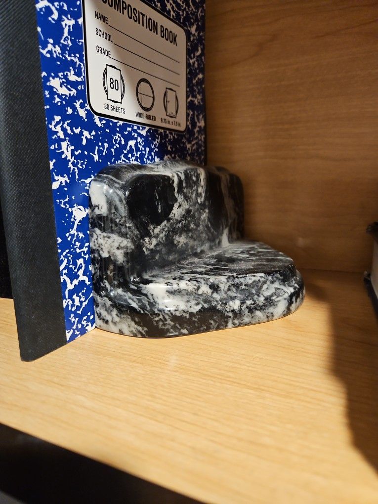 Set Of 2 Stone Bookends
