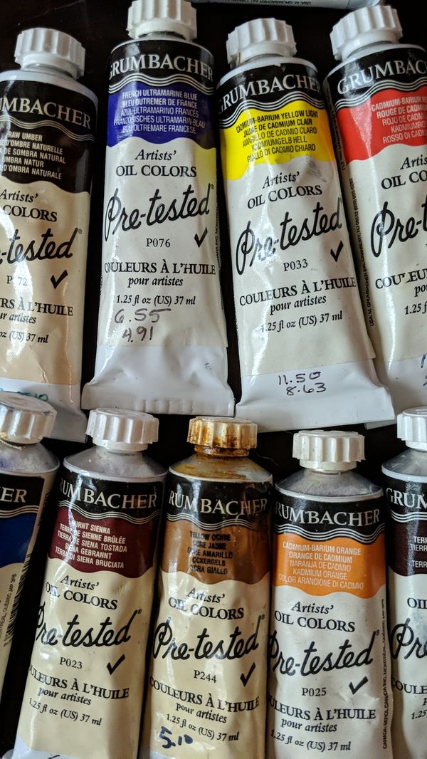 Grumbacher Pro Oil Paints for Sale in Olympia, WA OfferUp