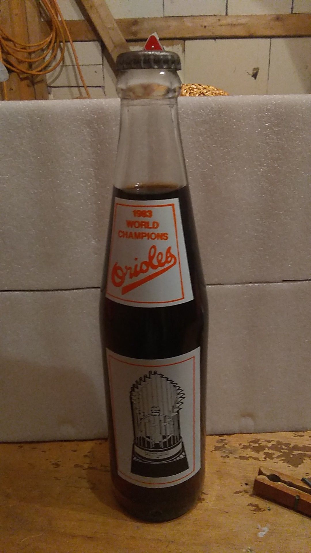 1983 Orioles World Series Champs Coke Bottle