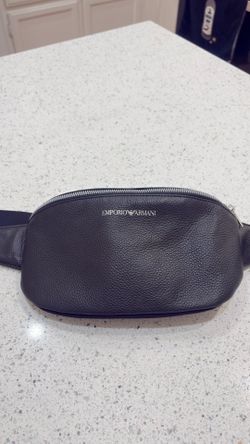 Emporio Armani leather sling bag
