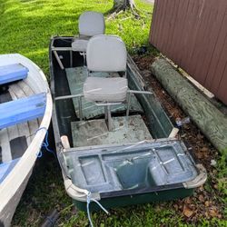 Jon Boat, Trolling Motor,and Battery 