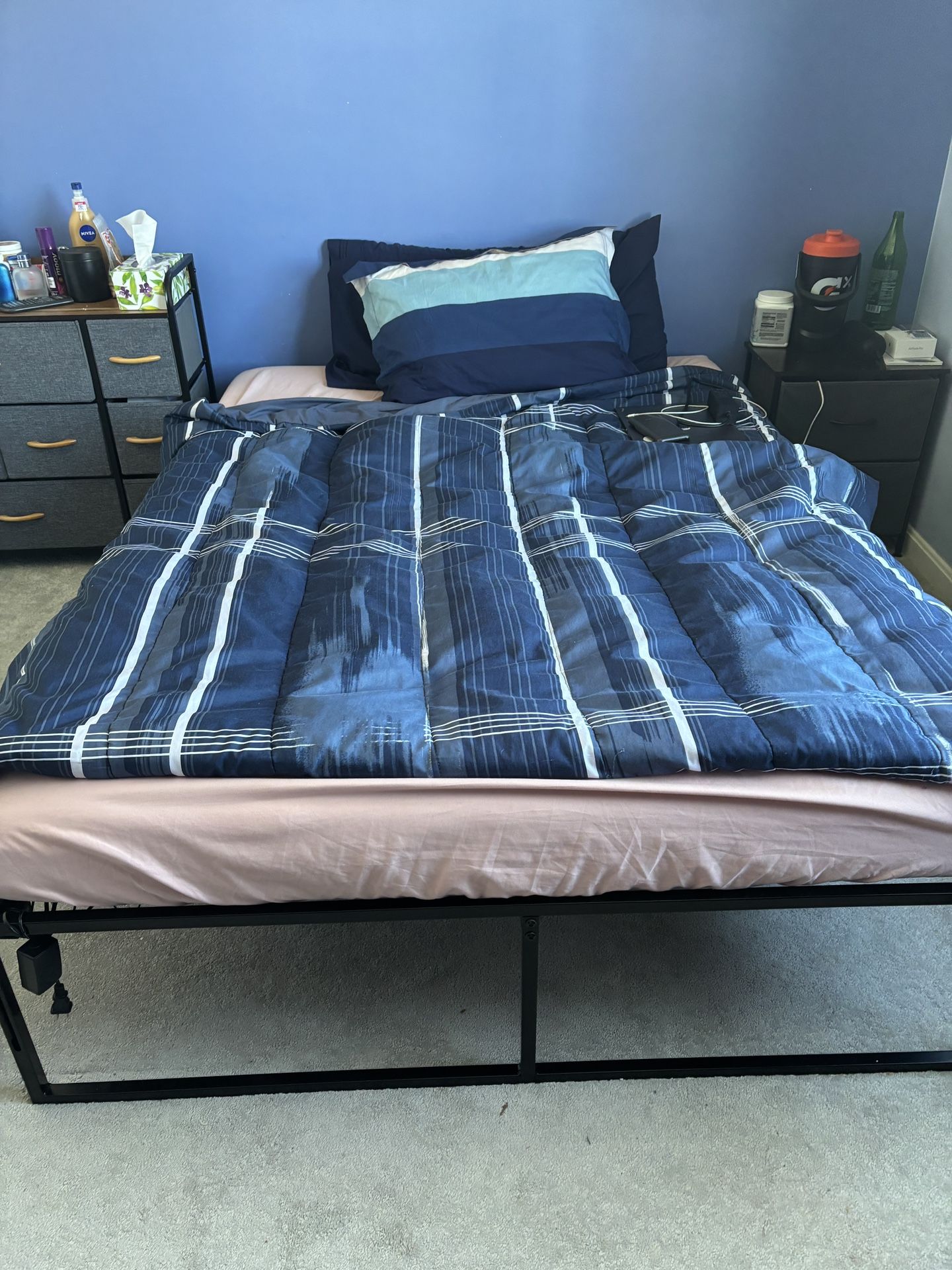 Full size bed Frame And Mattresses